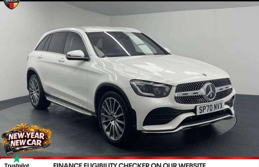 Used 2020 WHITE MERCEDES-BENZ GLC for sale in Manchester