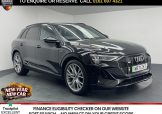 Used 2021 BLACK AUDI E-TRON for sale in Manchester