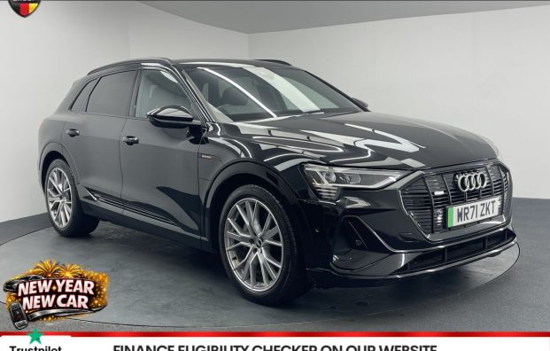 Used 2021 BLACK AUDI E-TRON for sale in Manchester