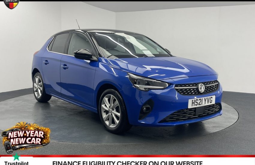 Used 2021 BLUE VAUXHALL CORSA for sale in Manchester