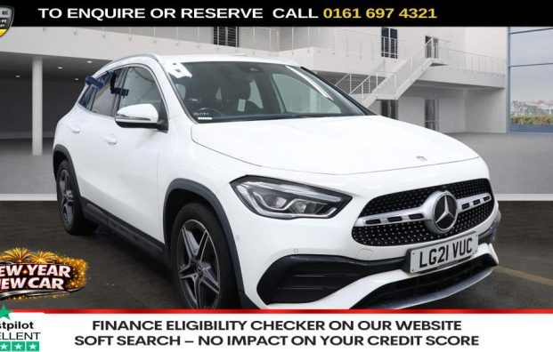 Used 2021 WHITE MERCEDES-BENZ GLA for sale in Manchester