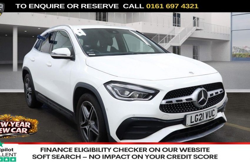 Used 2021 WHITE MERCEDES-BENZ GLA for sale in Manchester
