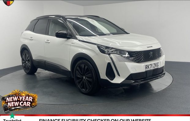 Used 2021 WHITE PEUGEOT 3008 for sale in Manchester
