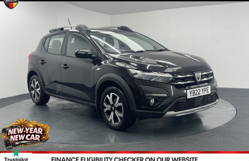 Used 2022 BLACK DACIA SANDERO STEPWAY for sale in Manchester