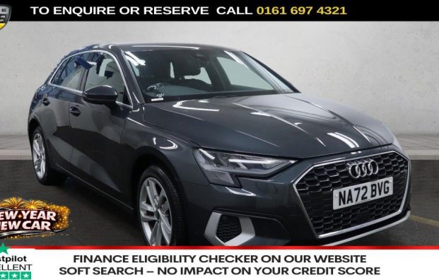 Used 2022 GREY AUDI A3 for sale in Manchester