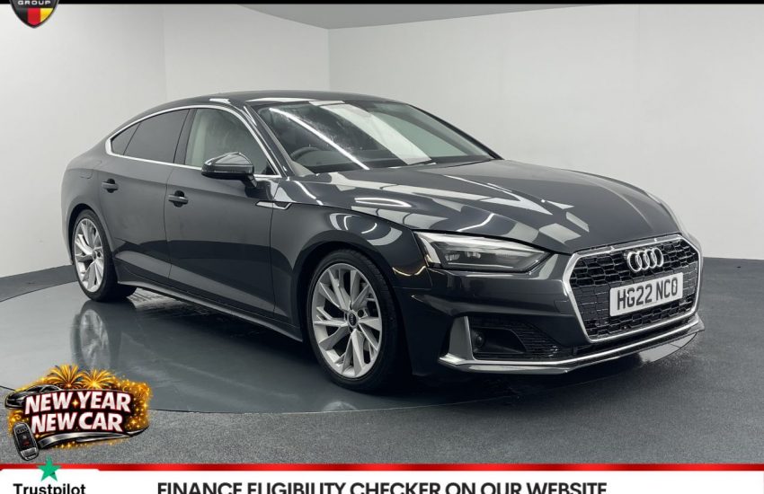 Used 2022 GREY AUDI A5 for sale in Manchester