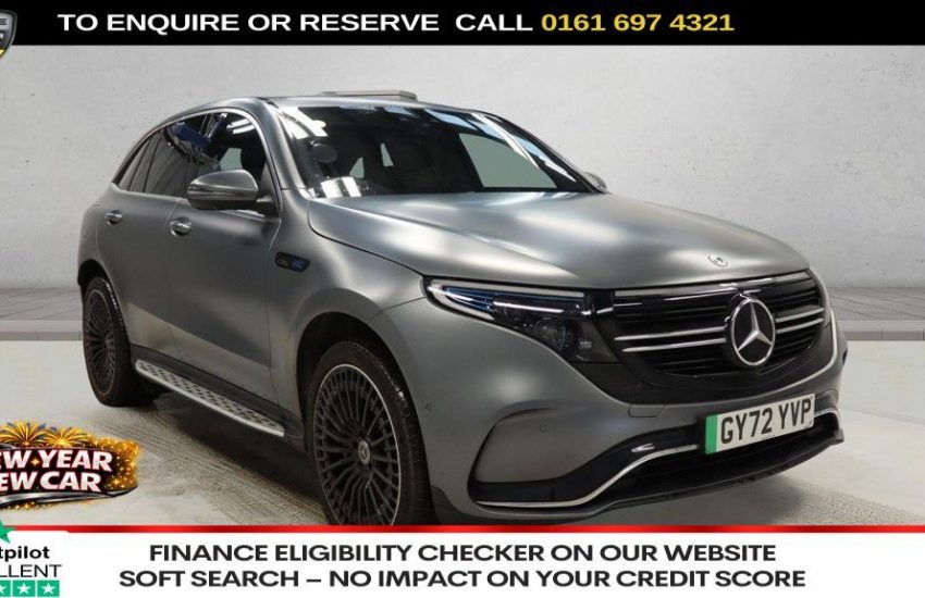 Used 2022 GREY MERCEDES-BENZ EQC for sale in Manchester