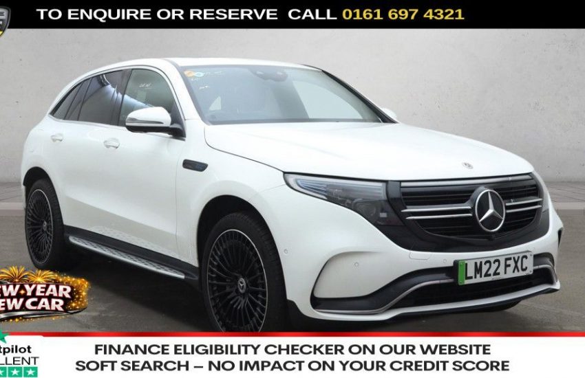 Used 2022 WHITE MERCEDES-BENZ EQC for sale in Manchester
