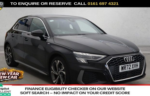 Used 2023 BLACK AUDI A3 for sale in Manchester