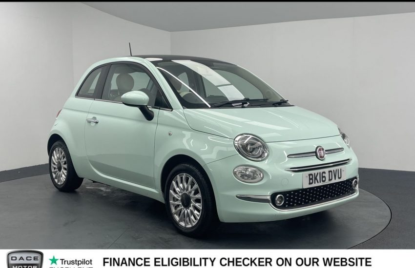 Used 2016 GREEN FIAT 500 for sale in Manchester