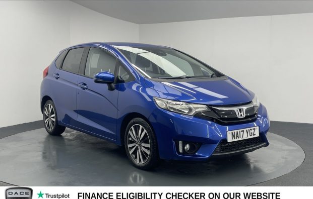 Used 2017 BLUE HONDA JAZZ for sale in Manchester