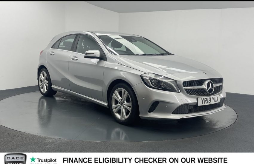 Used 2018 SILVER MERCEDES-BENZ A-CLASS for sale in Manchester