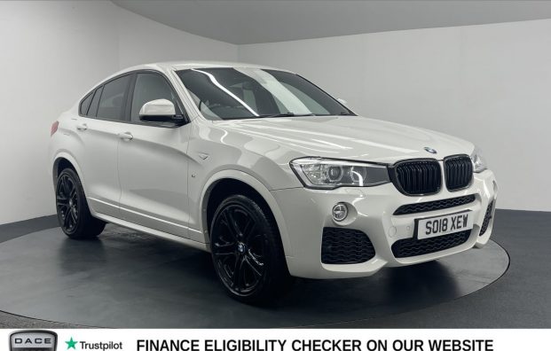 Used 2018 WHITE BMW X4 for sale in Manchester