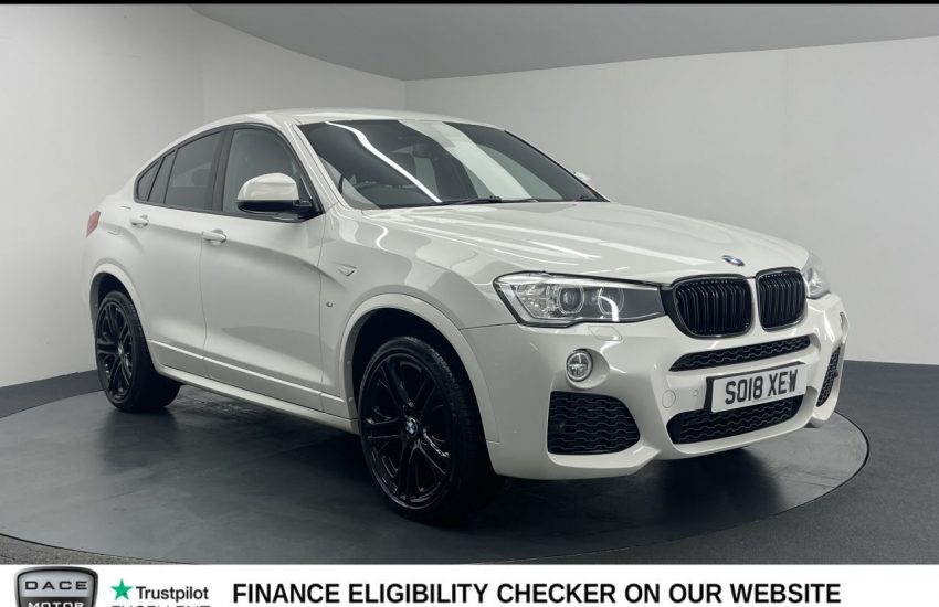 Used 2018 WHITE BMW X4 for sale in Manchester