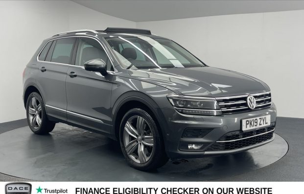 Used 2019 GREY VOLKSWAGEN TIGUAN for sale in Manchester