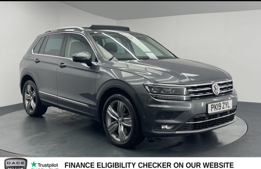 Used 2019 GREY VOLKSWAGEN TIGUAN for sale in Manchester