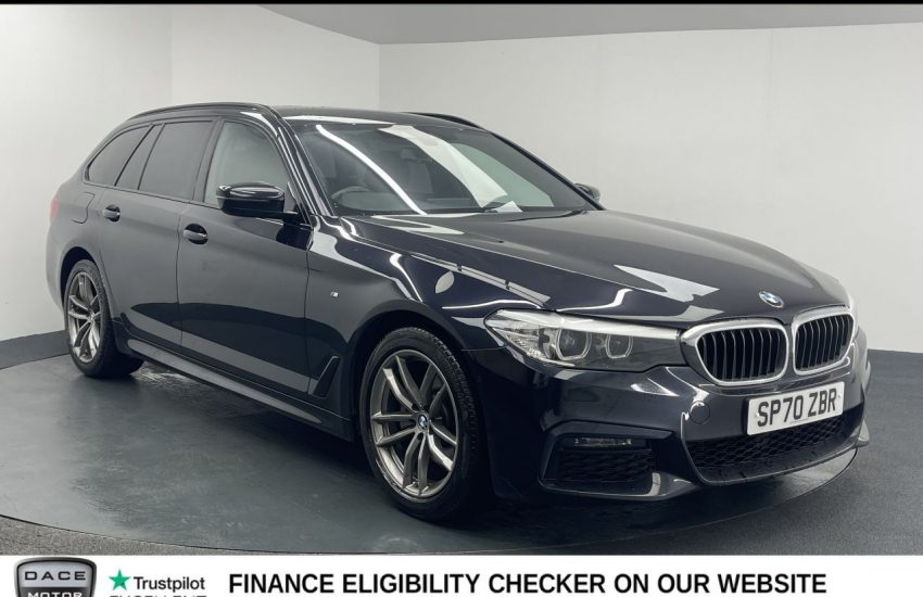 Used 2020 BLACK BMW 5 SERIES for sale in Manchester