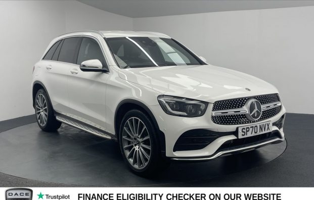 Used 2020 WHITE MERCEDES-BENZ GLC for sale in Manchester