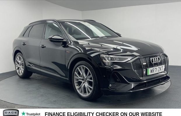 Used 2021 BLACK AUDI E-TRON for sale in Manchester