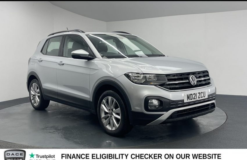 Used 2021 SILVER VOLKSWAGEN T-CROSS for sale in Manchester