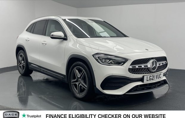 Used 2021 WHITE MERCEDES-BENZ GLA for sale in Manchester