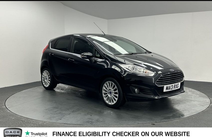 Used 2013 BLACK FORD FIESTA for sale in Manchester