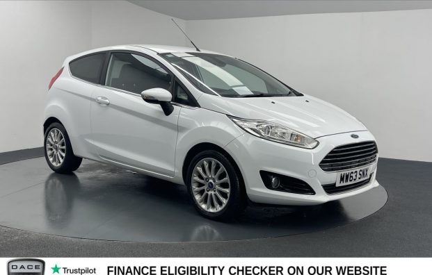 Used 2013 WHITE FORD FIESTA for sale in Manchester
