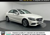 Used 2015 WHITE MERCEDES-BENZ C-CLASS for sale in Manchester