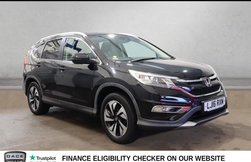 Used 2016 BLACK HONDA CR-V for sale in Manchester