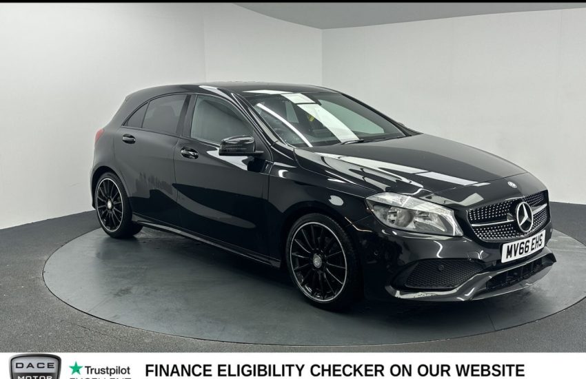 Used 2016 BLACK MERCEDES-BENZ A-CLASS for sale in Manchester