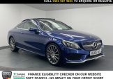 Used 2016 BLUE MERCEDES-BENZ C-CLASS for sale in Manchester