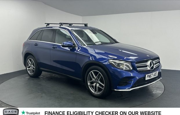 Used 2017 BLUE MERCEDES-BENZ GLC for sale in Manchester