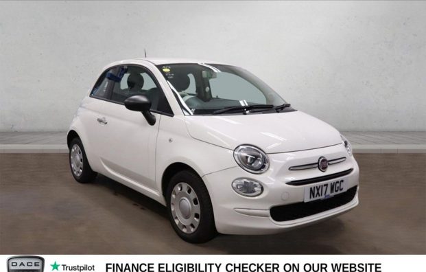 Used 2017 WHITE FIAT 500 for sale in Manchester