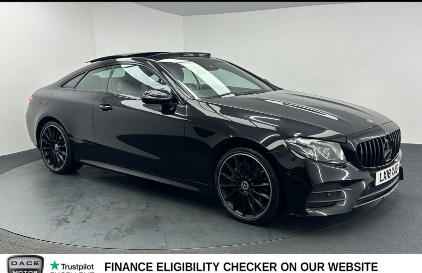 Used 2018 BLACK MERCEDES-BENZ E-CLASS for sale in Manchester