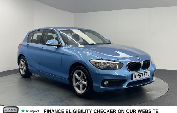 Used 2018 BLUE BMW 1 SERIES for sale in Manchester