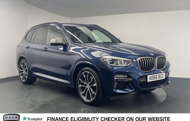 Used 2018 BLUE BMW X3 for sale in Manchester