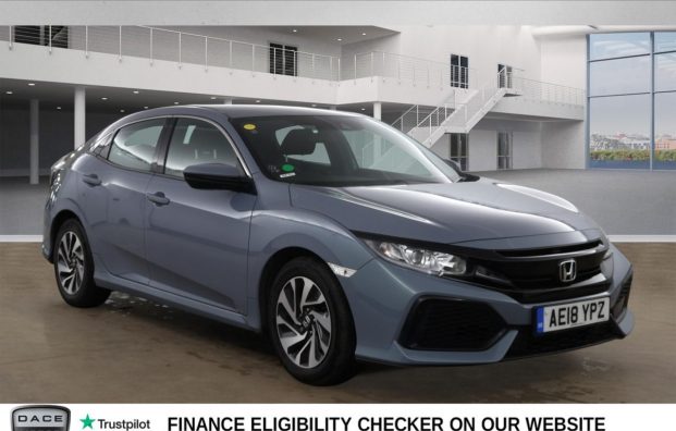 Used 2018 GREY HONDA CIVIC for sale in Manchester