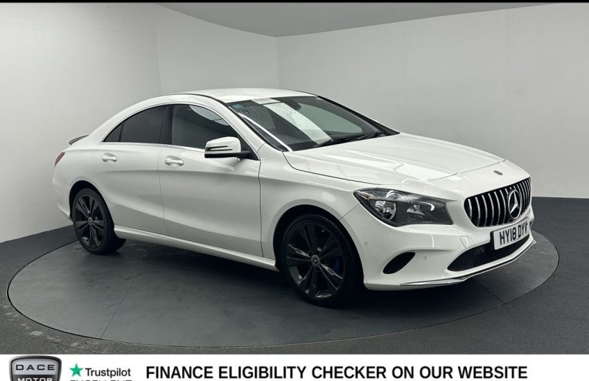 Used 2018 WHITE MERCEDES-BENZ CLA for sale in Manchester