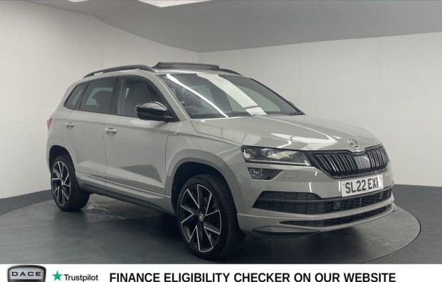 Used 2022 GREY SKODA KAROQ for sale in Manchester