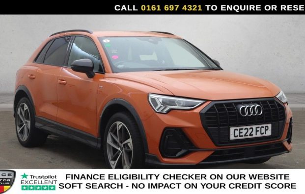 Used 2022 ORANGE AUDI Q3 for sale in Manchester