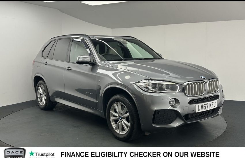 Used 2017 GREY BMW X5 for sale in Manchester