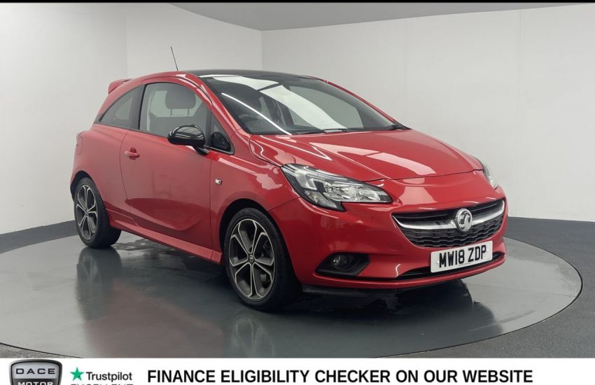 Used 2018 RED VAUXHALL CORSA for sale in Manchester