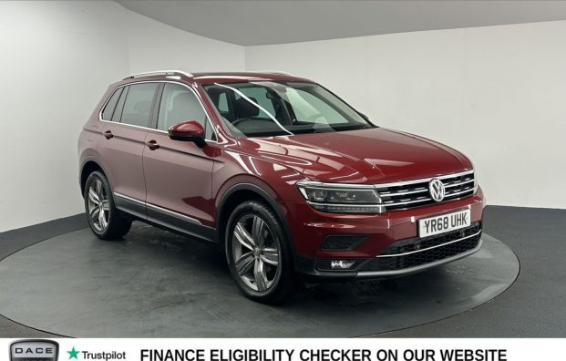 Used 2018 RED VOLKSWAGEN TIGUAN for sale in Manchester