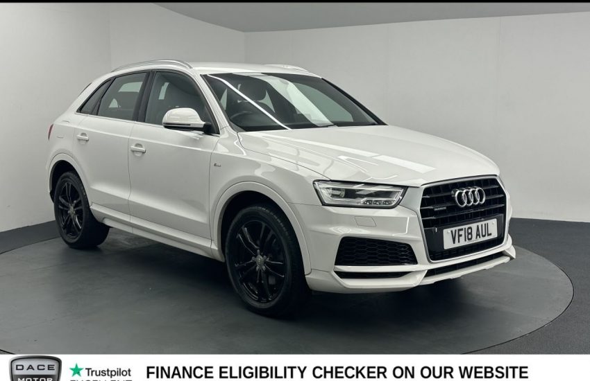 Used 2018 WHITE AUDI Q3 for sale in Manchester