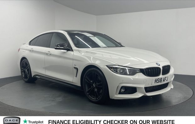 Used 2018 WHITE BMW 4 SERIES GRAN COUPE for sale in Manchester