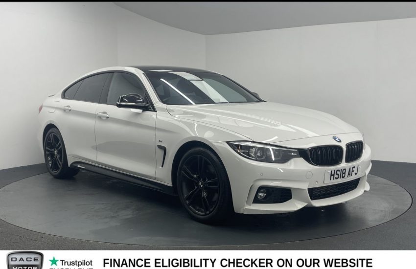 Used 2018 WHITE BMW 4 SERIES GRAN COUPE for sale in Manchester