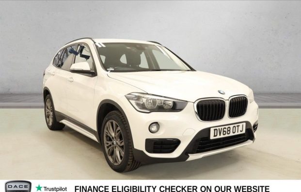 Used 2018 WHITE BMW X1 for sale in Manchester