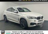 Used 2018 WHITE BMW X6 for sale in Manchester