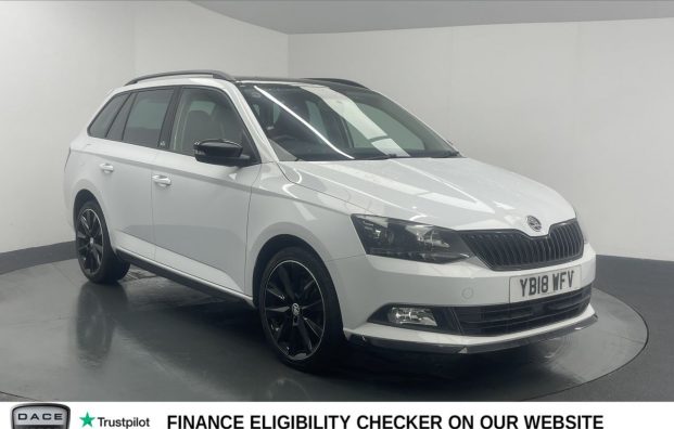 Used 2018 WHITE SKODA FABIA for sale in Manchester