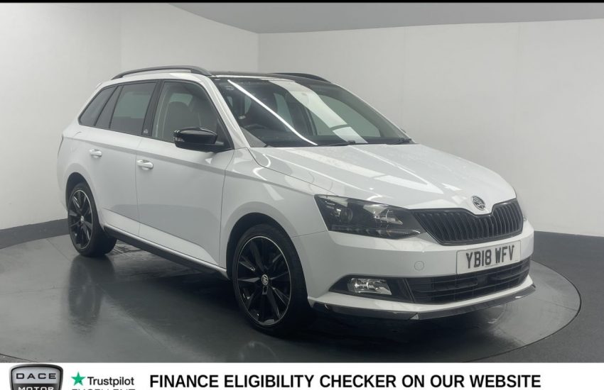 Used 2018 WHITE SKODA FABIA for sale in Manchester
